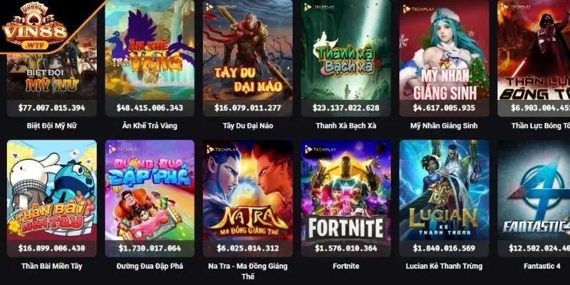 Slot game với thiết kế bắt mắt, tỷ lệ thưởng xanh chín